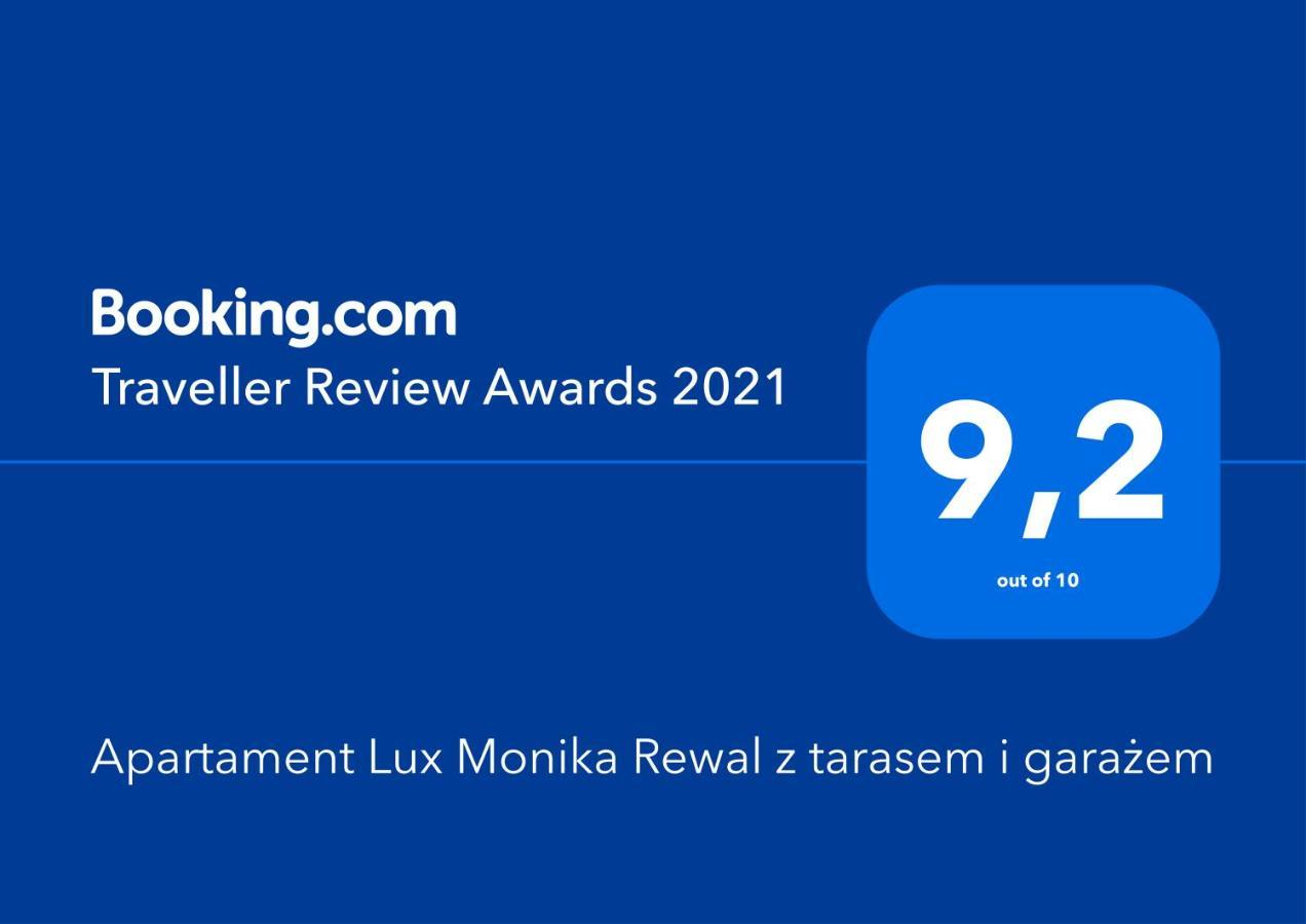 Apartament Lux Monika Rewal Z Tarasem I Garazem エクステリア 写真